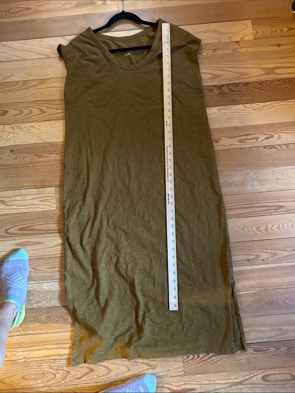 Universal Thread Casual Sleeveless Scoop Neck Maxi Dress - Olive - Picture 7 of 8